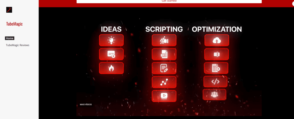 Best AI tools for YouTubers: Tube Magic dashboard showing AI-powered ideas, scripting, and optimization features